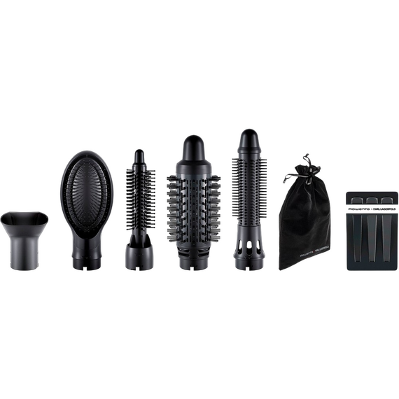 Uscător de păr-perie Rowenta CF635LF0, 800W, Negru, 2 image