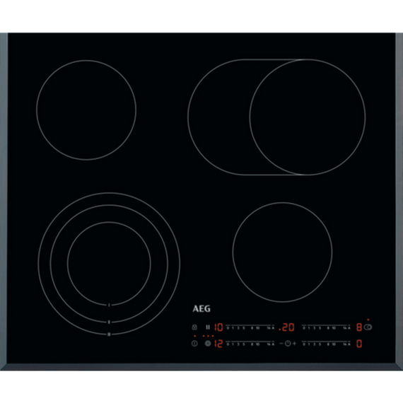 Plita incorporabilă electrică AEG HK654070FB, Negru