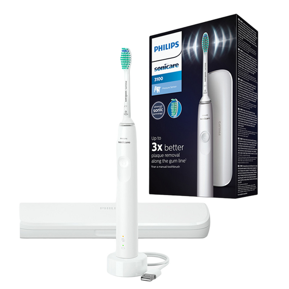 Periuța de dinți electrică sonică Philips HX3673/13, Alb, 2 image