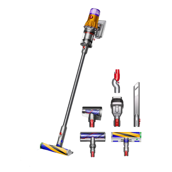 Aspirator Vertical Dyson V12 Detect Slim Absolute, Galben | Nichel, 3 image