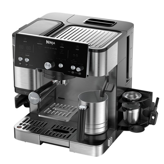 Cafetiera manuala Ninja ES501, 1650W, Oțel inoxidabil, 2 image