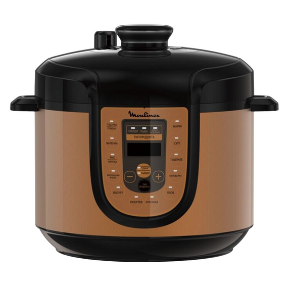 Aparat de gătit multifuncțional sub presiune Moulinex CE5A0F34, Cafeniu
