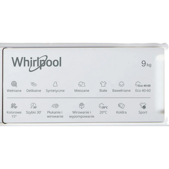 Mașină de spălat Whirlpool WAM 762WB EE, 9kg, Alb, 3 image