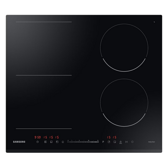 Plită cu inducție Samsung NZ64R3747BK/WT, Negru