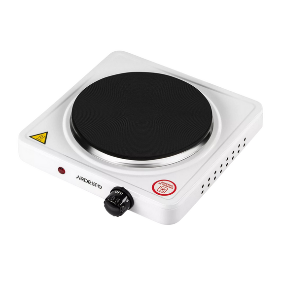 Plită electrică mini Ardesto ECS-J115W, Alb