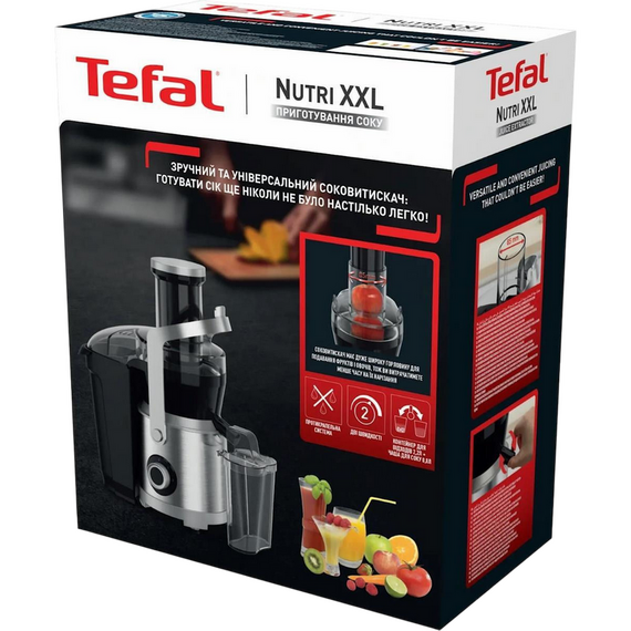 Storcător de fructe și legume Tefal ZE660D10, Negru, 3 image