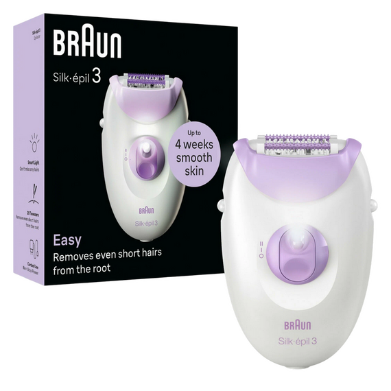Epilator Braun SE3000, Alb | Violet, 2 image