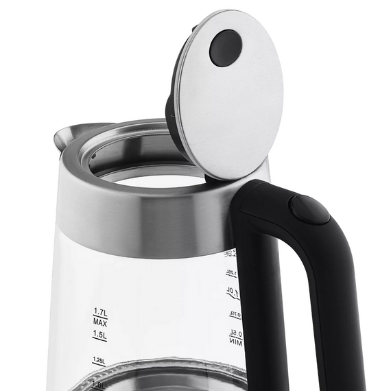 Fierbător electric Ardesto EKL-F200, Oțel Inoxidabil | Negru, 2 image