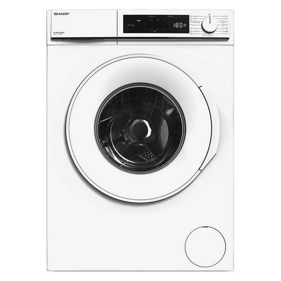 Mașină de spălat Sharp ESNFA914BWNAEE, 9kg, Alb, 3 image