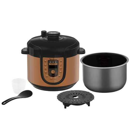Aparat de gătit multifuncțional sub presiune Moulinex CE5A0F34, Cafeniu, 2 image