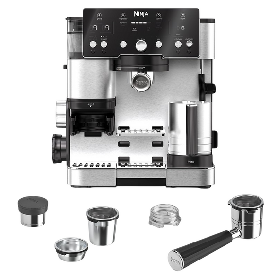 Cafetiera manuala Ninja ES501, 1650W, Oțel inoxidabil, 3 image