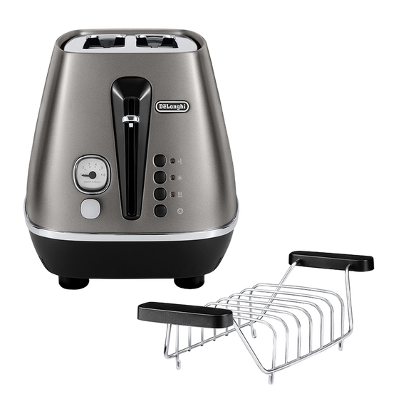 Toaster DeLonghi CTIN2103.TB, Titanium Black