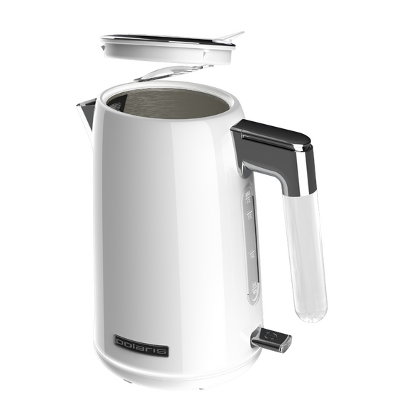 Fierbător electric Polaris PWK 1746CA, Alb, 2 image