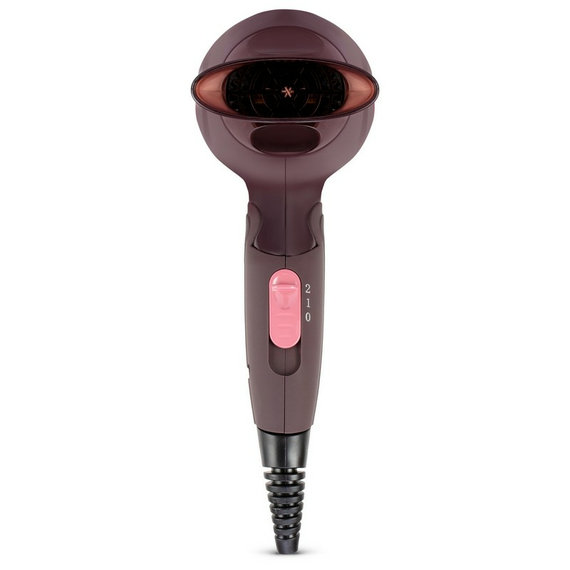 Uscător de păr compact VITEK VT-2261, 1300 W, Bordo, 2 image