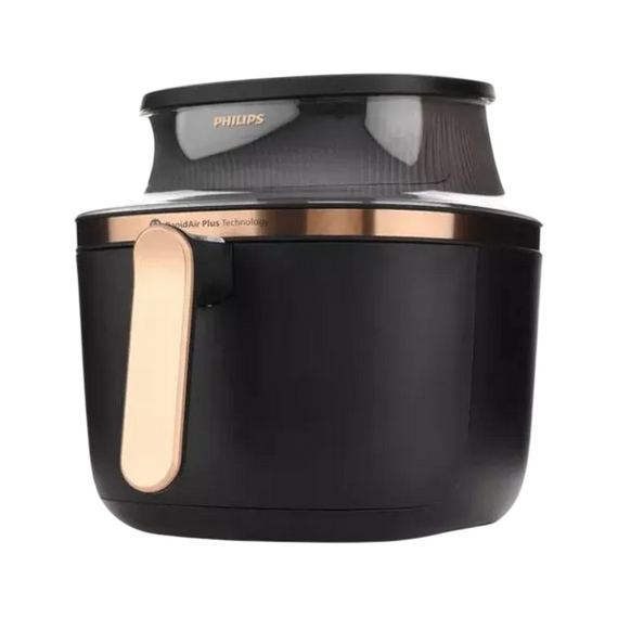 Friteuză cu aer cald Philips NA322/00, Negru | Auriu, 2 image