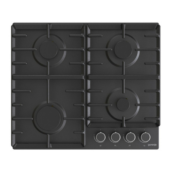 Plită pe gaz Gorenje G 642 AB, Negru, 3 image