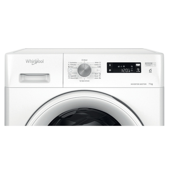 Mașină de spălat Whirlpool FFS 7469 W EE, 7kg, Alb, 2 image