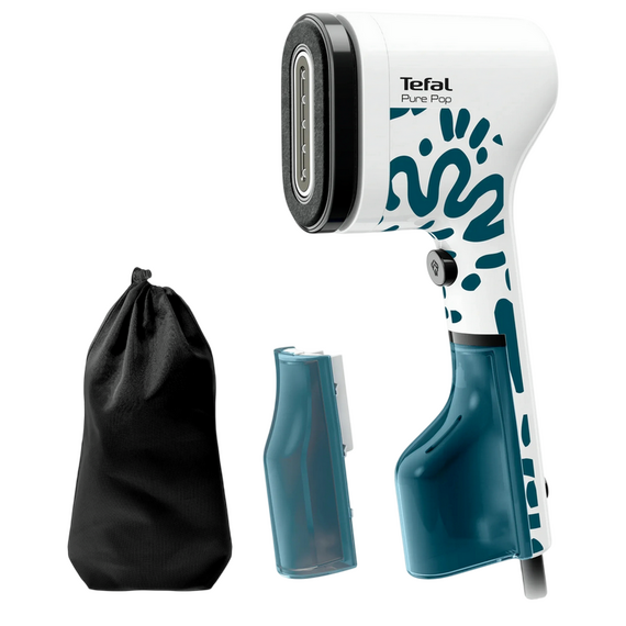 Aparat de călcat vertical cu aburi Tefal DT2040E1, Alb | Albastru