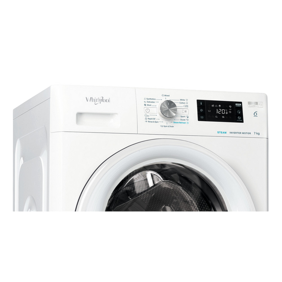 Mașină de spălat Whirlpool FFB 7469 WV EE, 7kg, Alb, 2 image