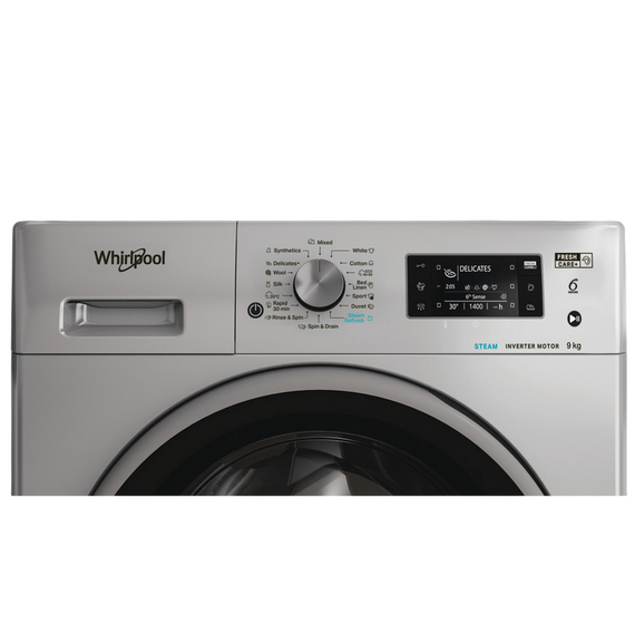 Mașină de spălat Whirlpool FFD 9469 SBSV EU, 9kg, Argintiu, 2 image