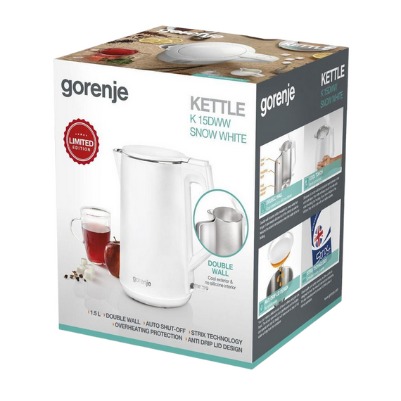 Fierbător electric Gorenje K15DWW, Alb, 2 image