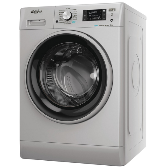 Mașină de spălat Whirlpool FFD 9469 SBSV EU, 9kg, Argintiu, 3 image