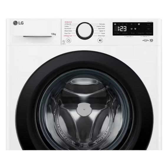 Mașină de spălat LG F4WR510SBW, 10kg, Alb, 2 image