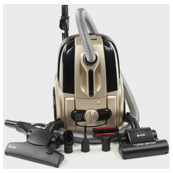 Aspirator VITEK VT-8100, Auriu | Negru, 3 image