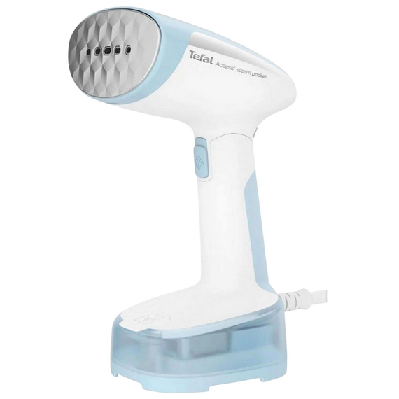 Aparat de călcat vertical cu aburi Tefal DT3041E1, Alb | Albastru deschis