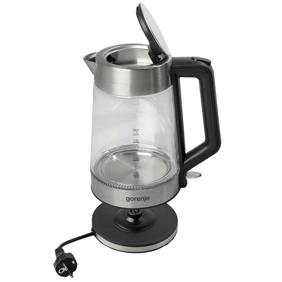 Fierbător electric Gorenje K17GED, Argintiu, 3 image