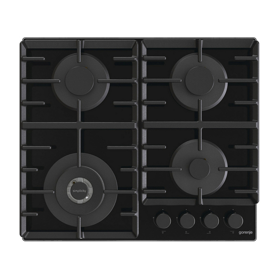 Plită pe gaz Gorenje GTW 642 SYB, Negru