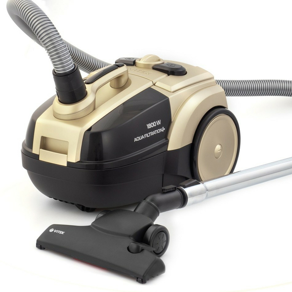 Aspirator VITEK VT-8100, Auriu | Negru, 2 image