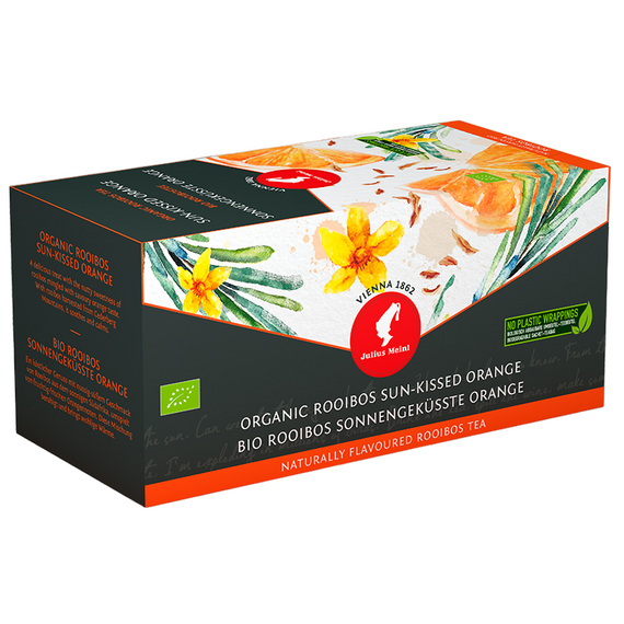 Pliculețe de ceai Julius Meinl Organic Rooibos Sun-kissed Orange