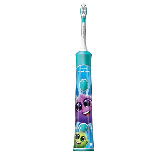 Periuța de dinți electrică sonică PHILIPS Sonicare For Kids HX6322/04, Turcoaz, 2 image