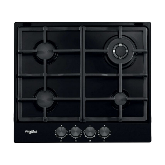 Plită pe gaz Whirlpool TKRL 661 NB, Negru