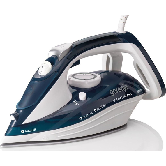 Fier de călcat Gorenje SIH2800TQC, 2800W, Albastru, 3 image