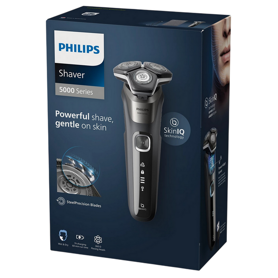 Aparat de ras electric Philips S5887/10, Gri, 2 image