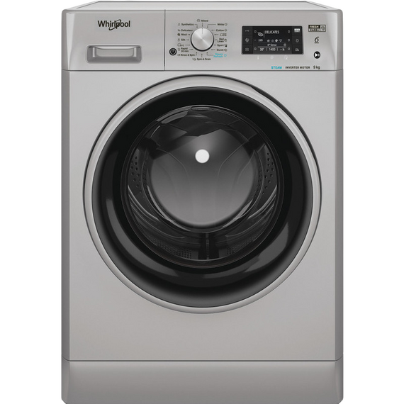 Mașină de spălat Whirlpool FFD 9469 SBSV EU, 9kg, Argintiu