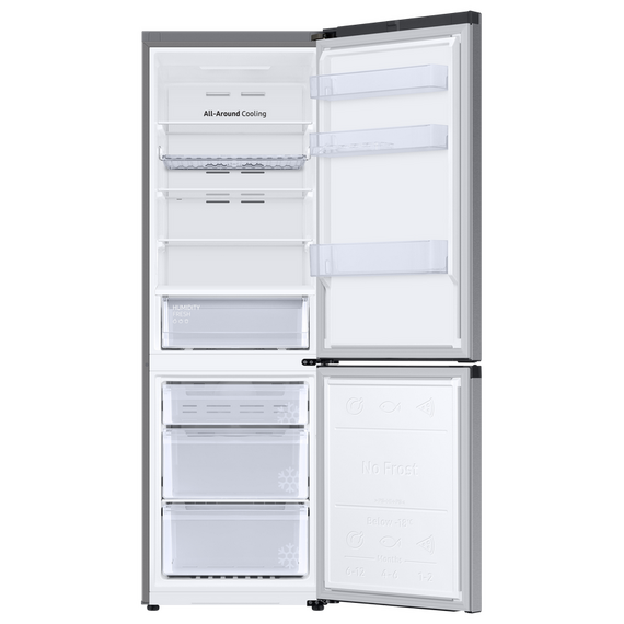 Frigider Samsung RB34C602DSA/EF, Argintiu, 2 image