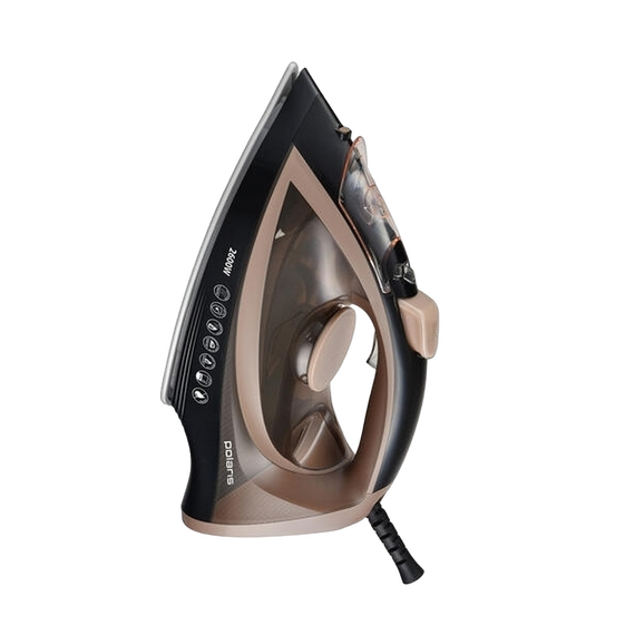 Fier de călcat Polaris PIR 2605AK, 2600W, Negru/Mokko, 3 image