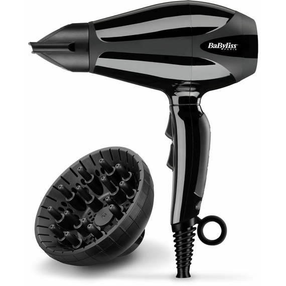 Uscător de păr BaByliss Compact Pro 6715E, 2400 W, Negru, 3 image
