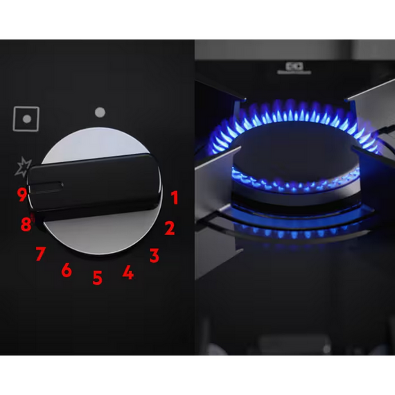 Plită incorporabilă  mixtă Electrolux KDI641723K, Negru, 2 image