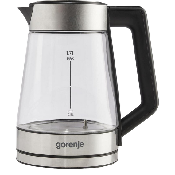 Fierbător electric Gorenje K17TRG, Oțel Inoxidabil | Negru