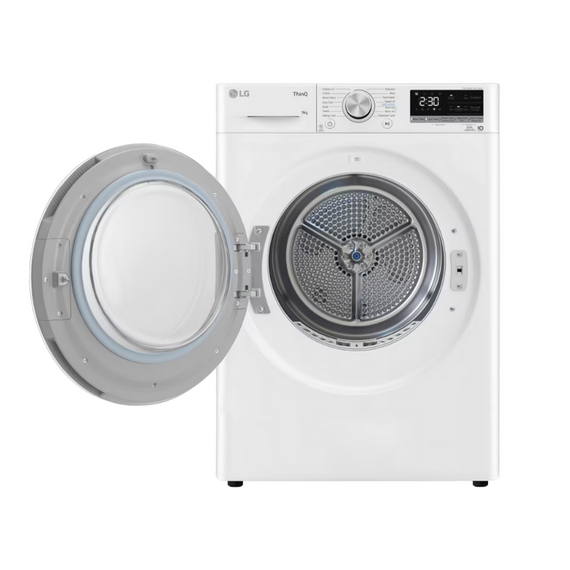 Uscător de rufe LG RH90V9AV4N, 9kg, Alb, 3 image