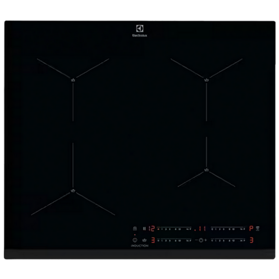 Plită cu inducție Electrolux EIS62443, Negru
