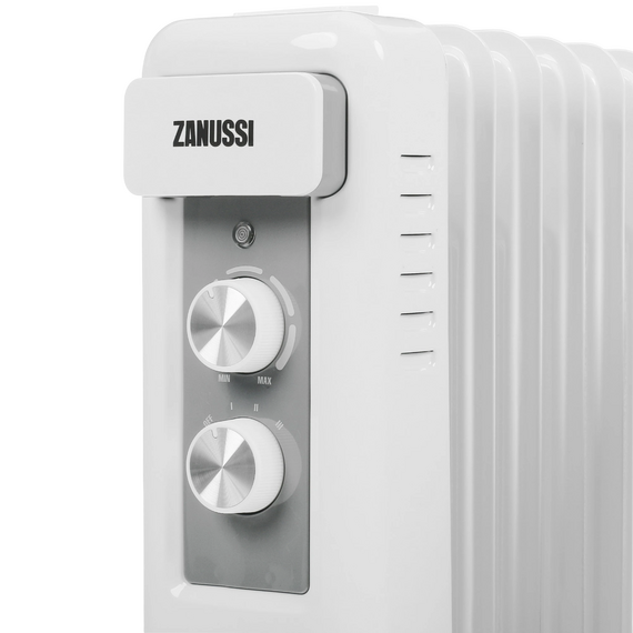 Radiator de ulei Zanussi ZOH/CS-09W, 2000W, Alb, 2 image