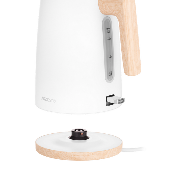 Fierbător electric Ardesto EKL-F420WWD, Alb, 3 image