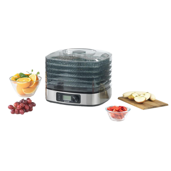 Deshidrator de fructe Gorenje FDK500DE, Oțel inoxidabil, 2 image