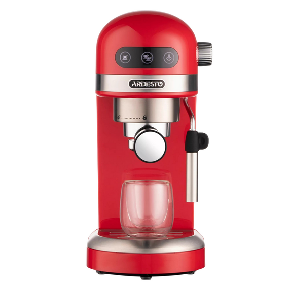 Cafetiera manuala Ardesto YCM-E1501, 1350W, Roșu, 2 image