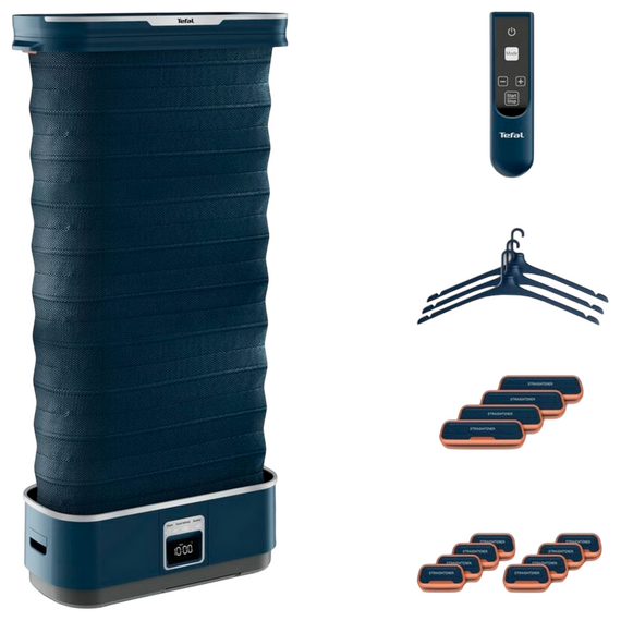 Aparat de călcat cu aburi staționar Tefal YT2020E0, Albastru